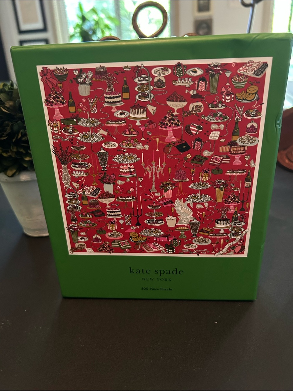 Kate Spade New York "Party Table" 500 Piece Puzzle – NIB Sealed Puzzle Bag NIB